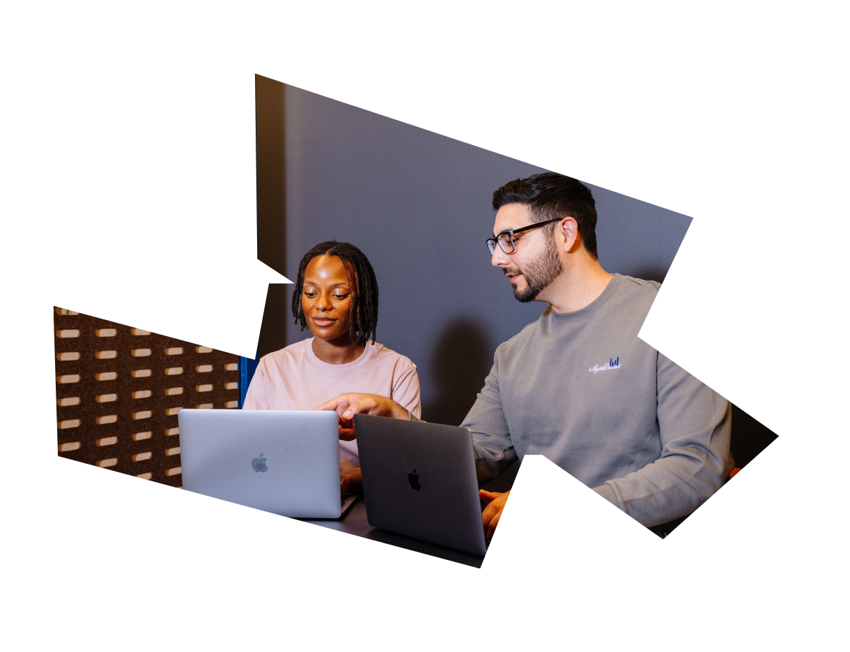 Group of ByteDance employees in the lounge